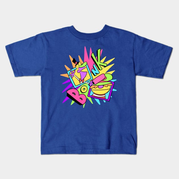 BONK Kids T-Shirt by honeyrainbows